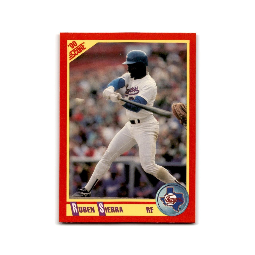 1990 Score Ruben Sierra Rangers #420