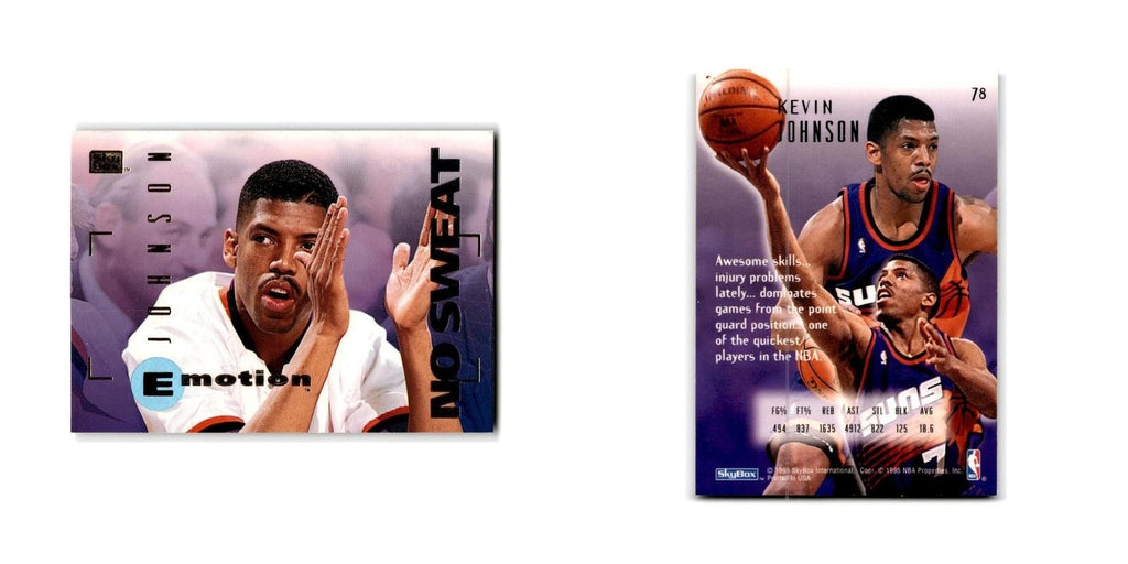 1994 SkyBox E-Motion Kevin Johnson Suns #78