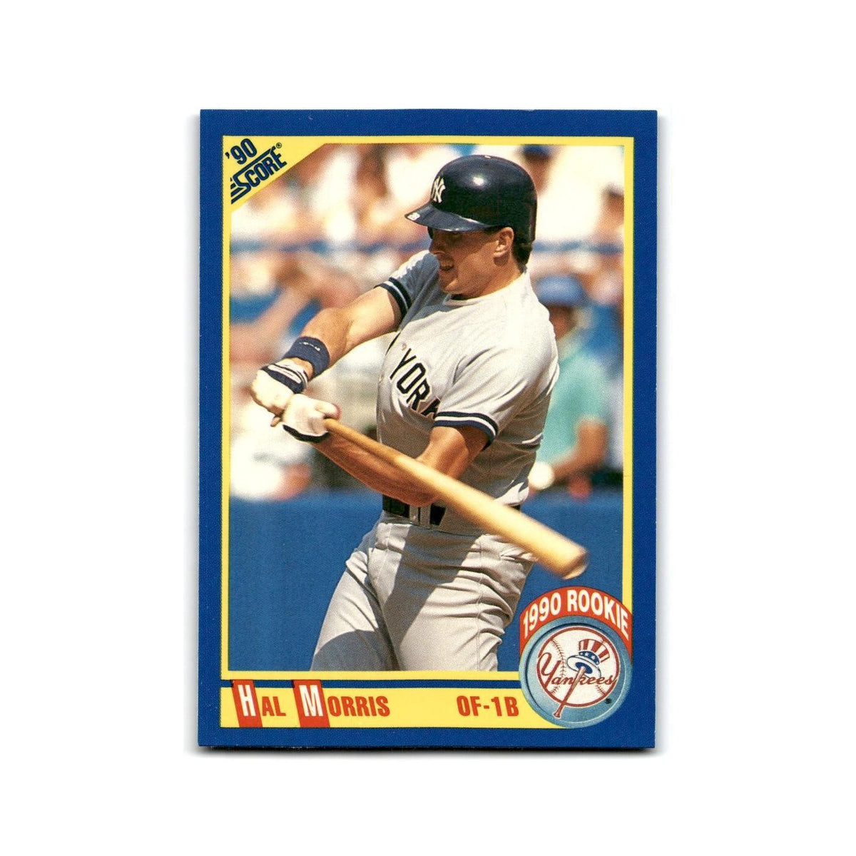 1990 Score Hal Morris Yankees #602