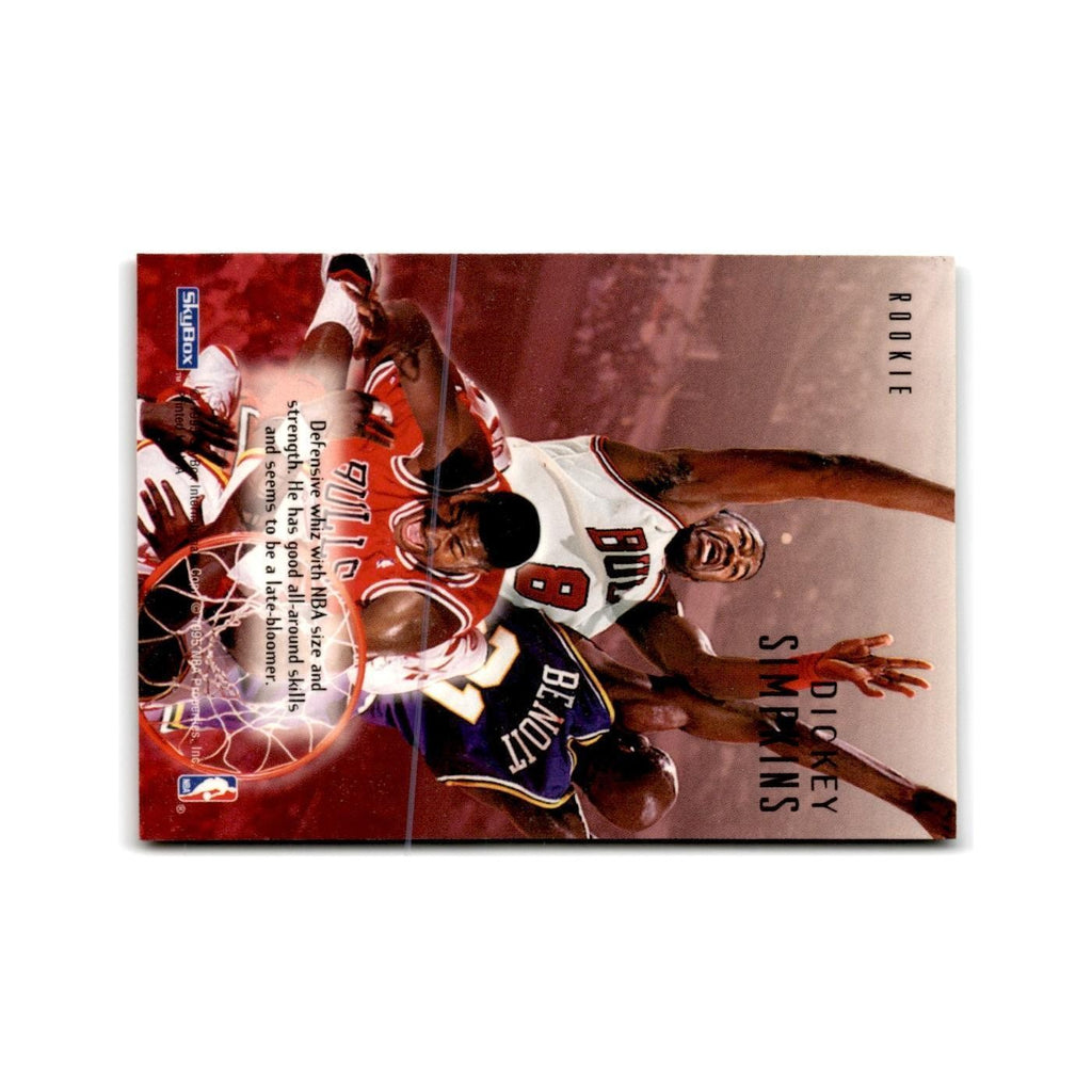 1994 Skybox E-Motion Dickey Simpkins RC Bulls #NNO