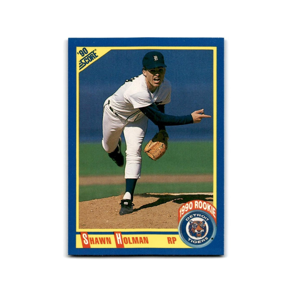 1990 Score Shawn Holman RC Tigers #620