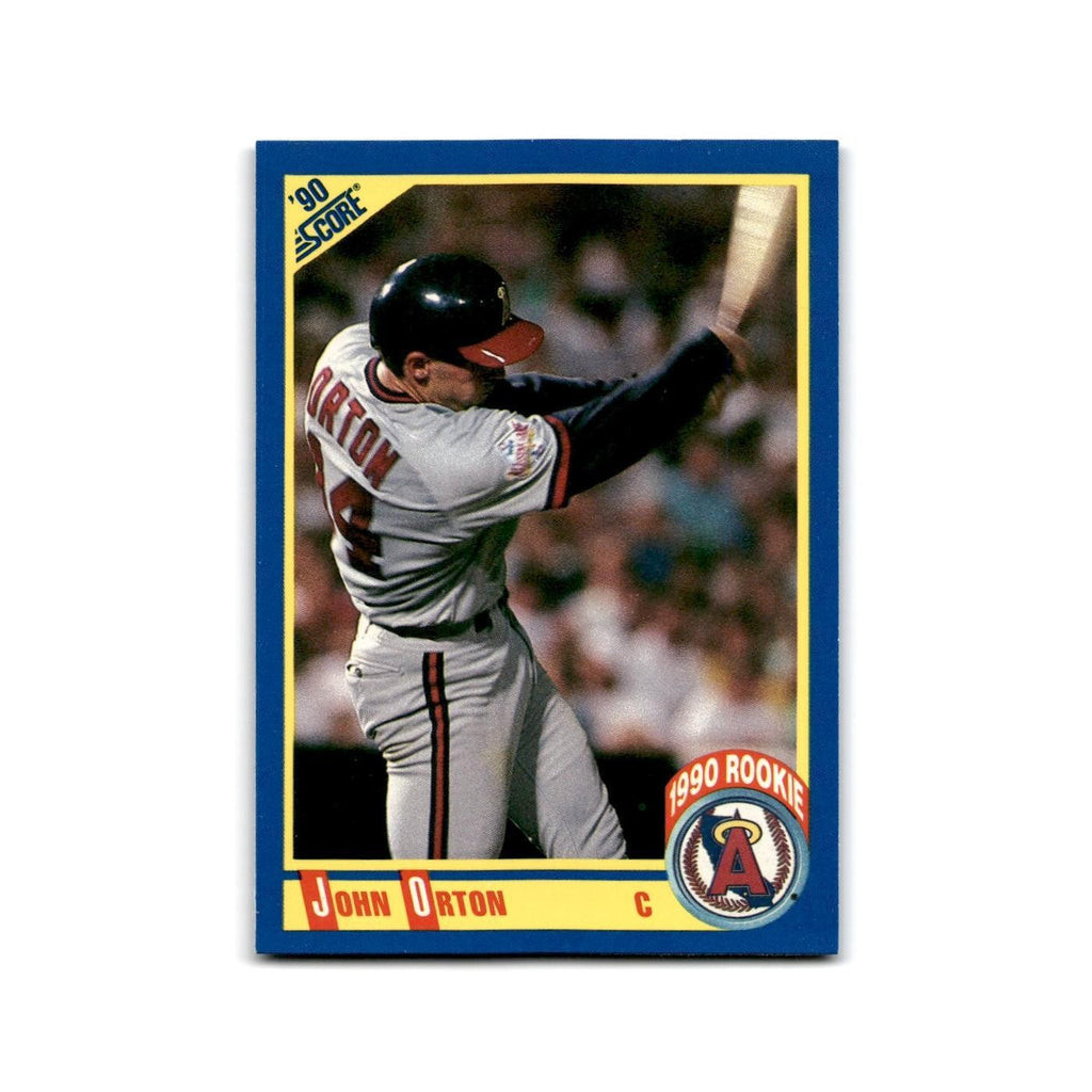 1990 Score John Orton RC Angels #582