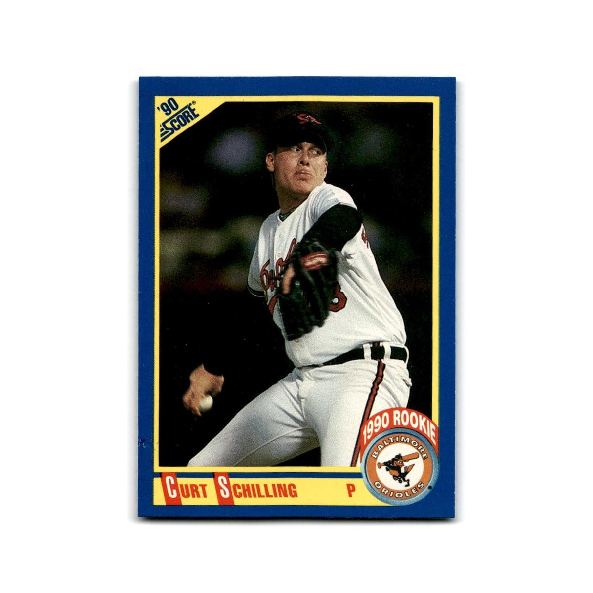 1990 Score Curt Schilling Orioles #581