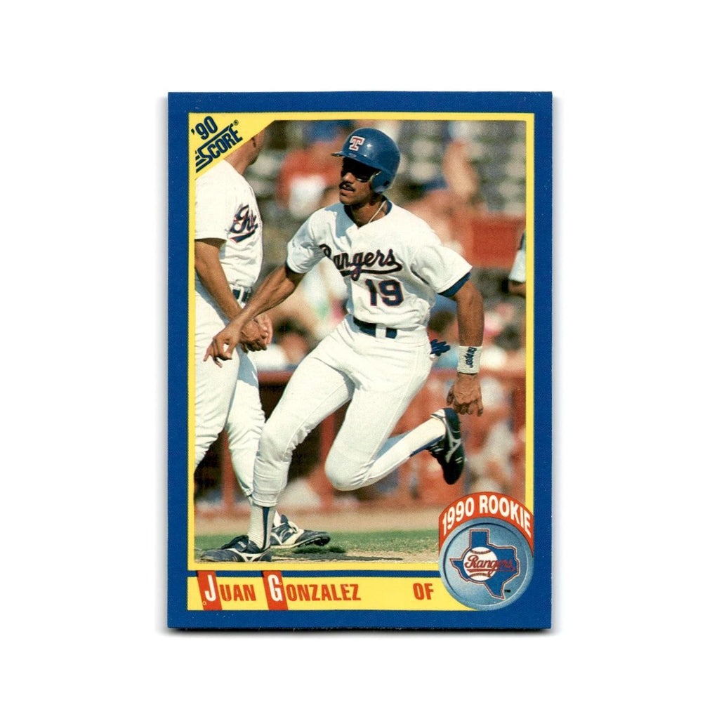 1990 Score Juan Gonzalez RC Rangers #637