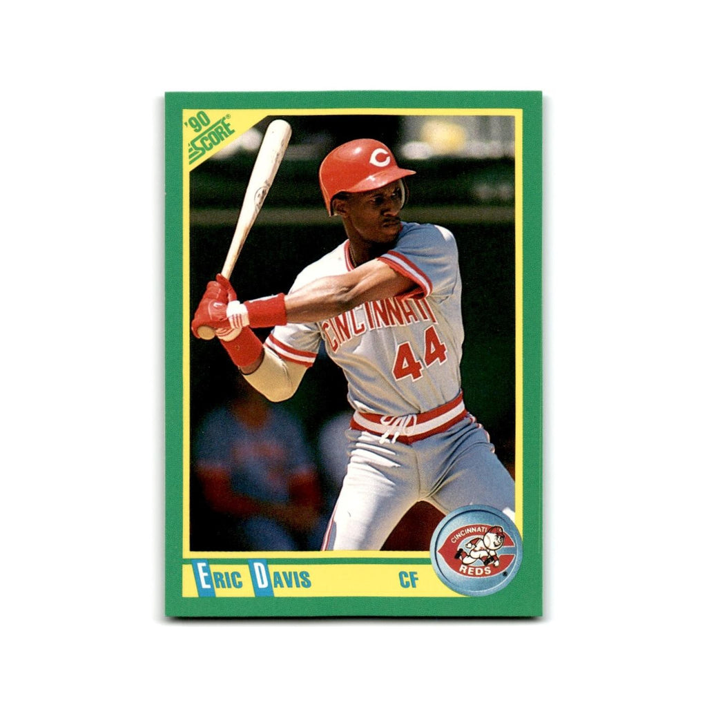 1990 Score Eric Davis Reds #185