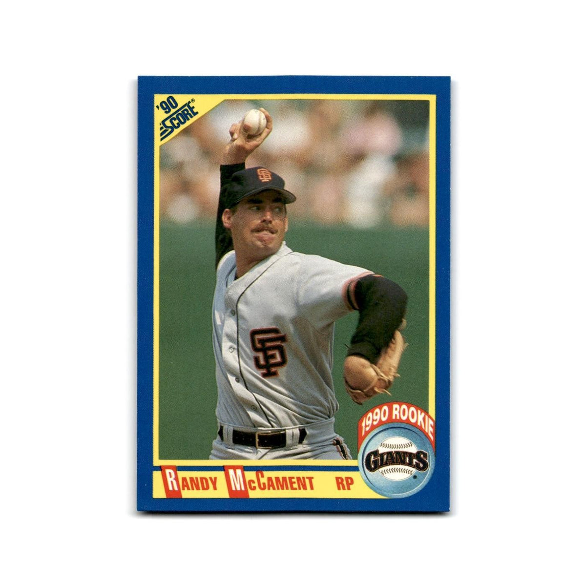 1990 Score Randy McCament RC Giants #580