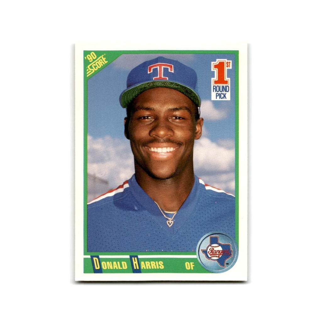 1990 Score Donald Harris RC Rangers #661