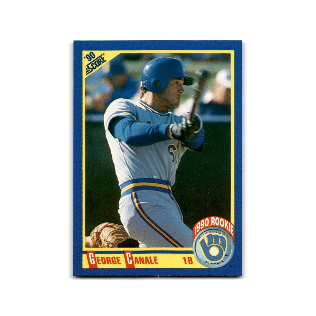 1990 Score George Canale RC Brewers #656