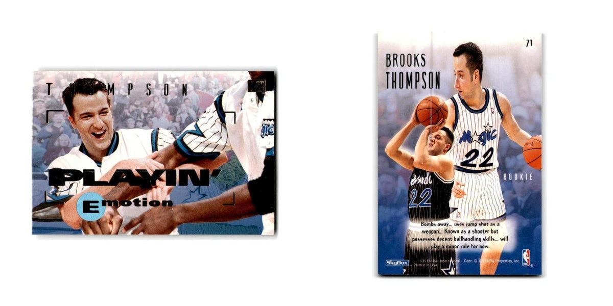 1994 SkyBox E-Motion Brooks Thompson RC Magic #71