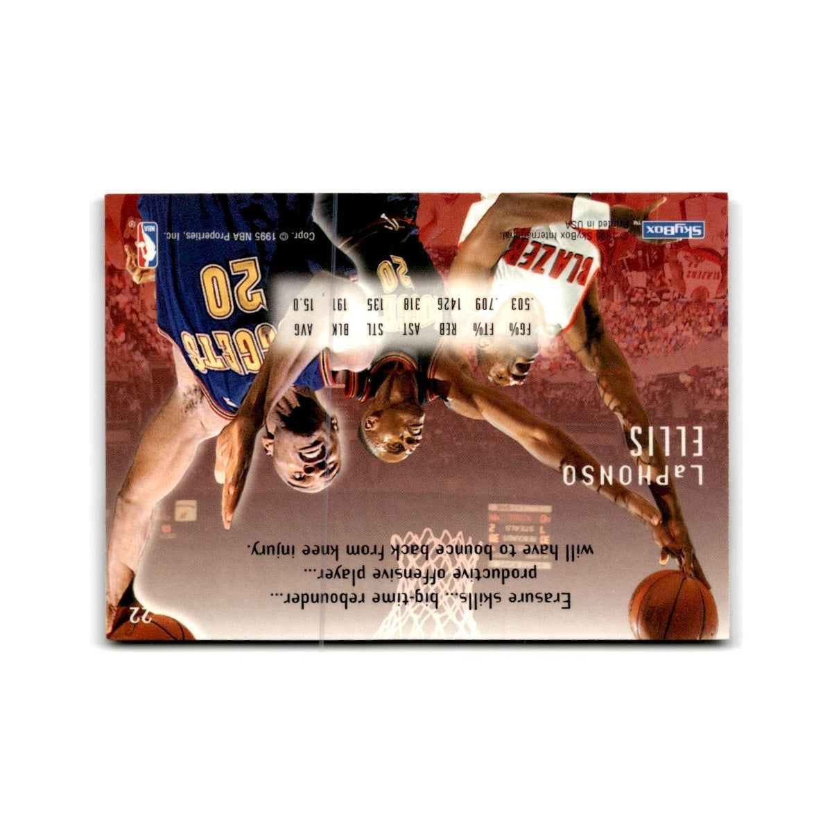 1994 SkyBox E-Motion LaPhonso Ellis Nuggets #22