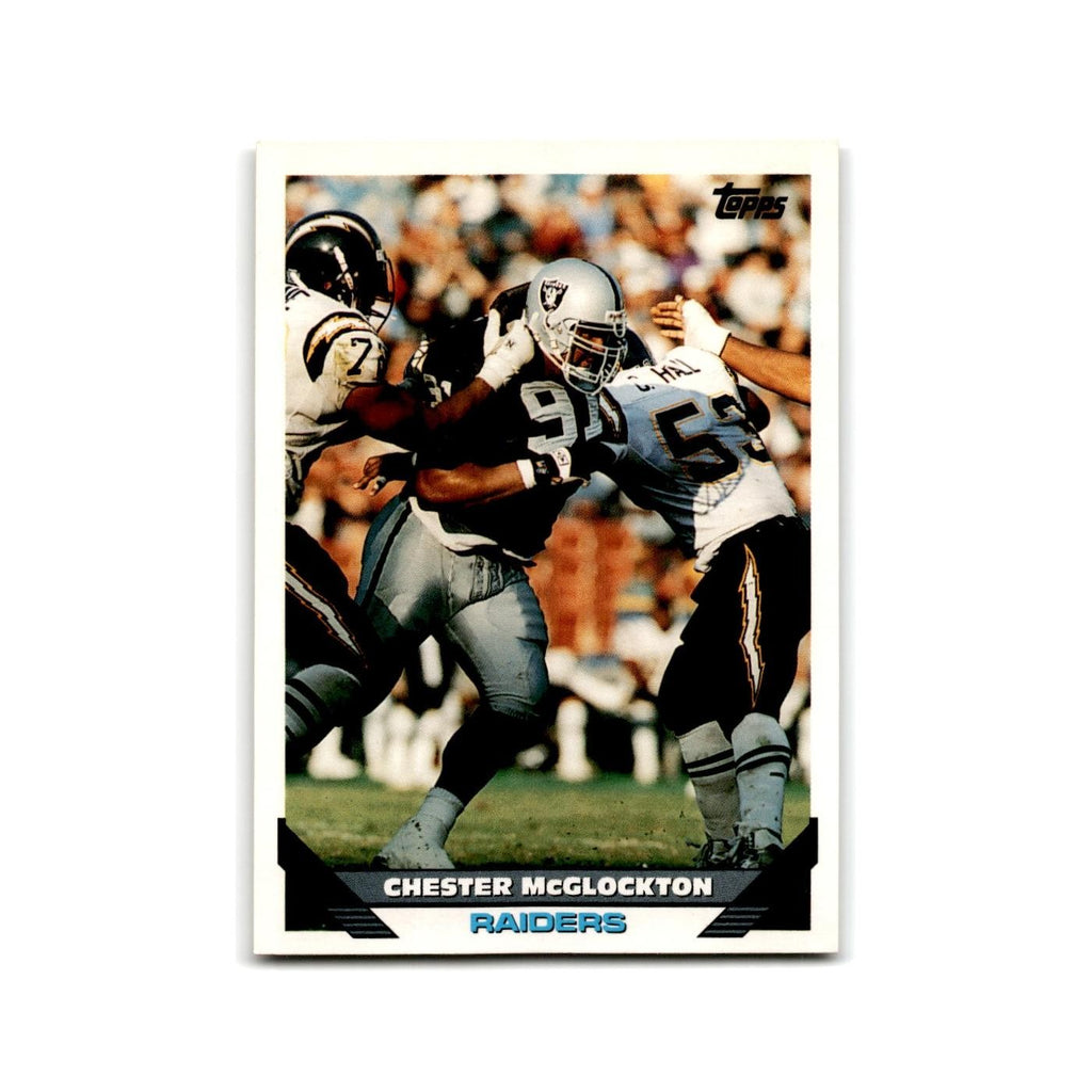 1993 Topps Chester McGlockton Los Angeles Raiders #280