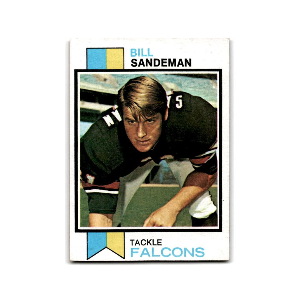1973 Topps Bill Sandeman RC Falcons #518