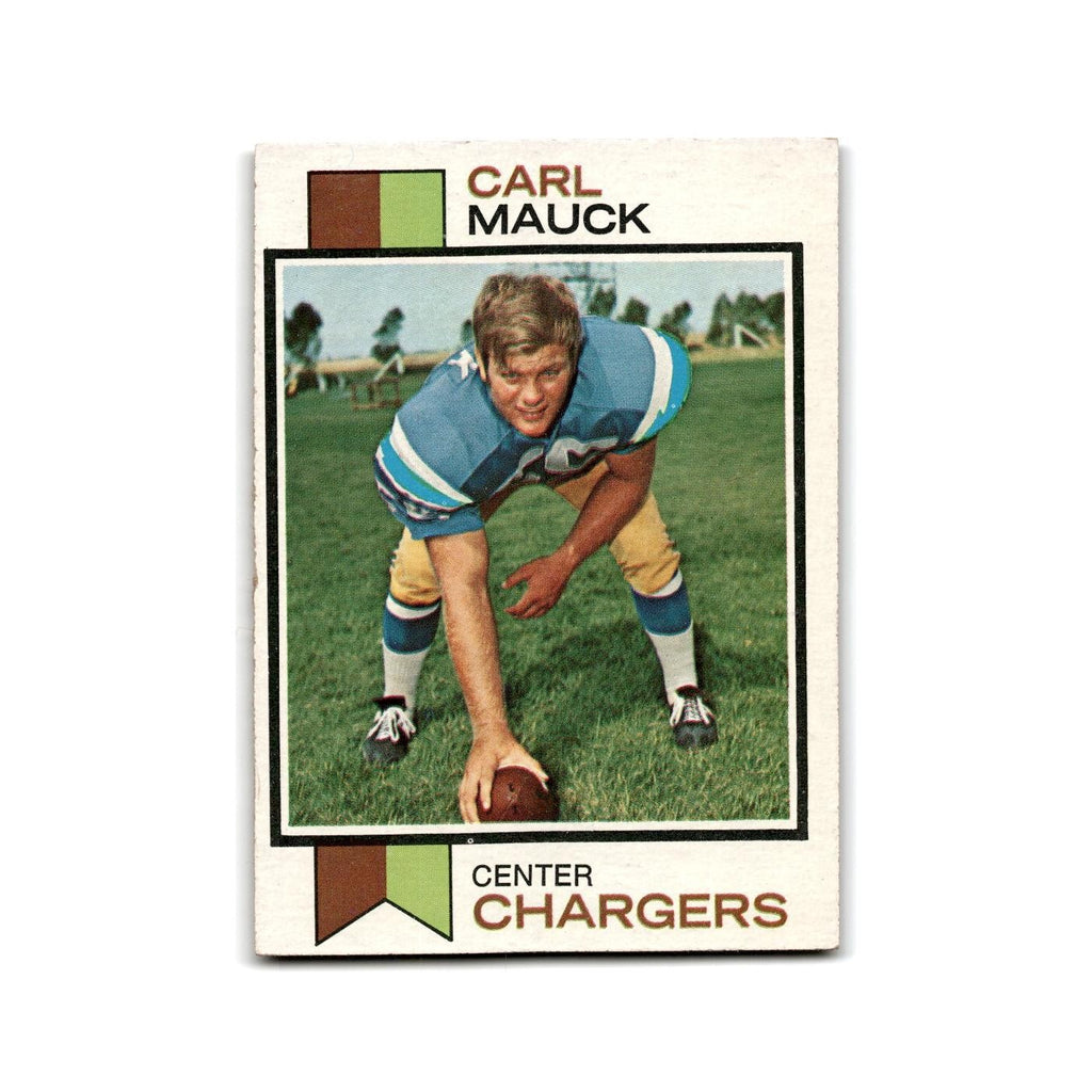 1973 Topps Carl Mauck RC San Diego Chargers #92