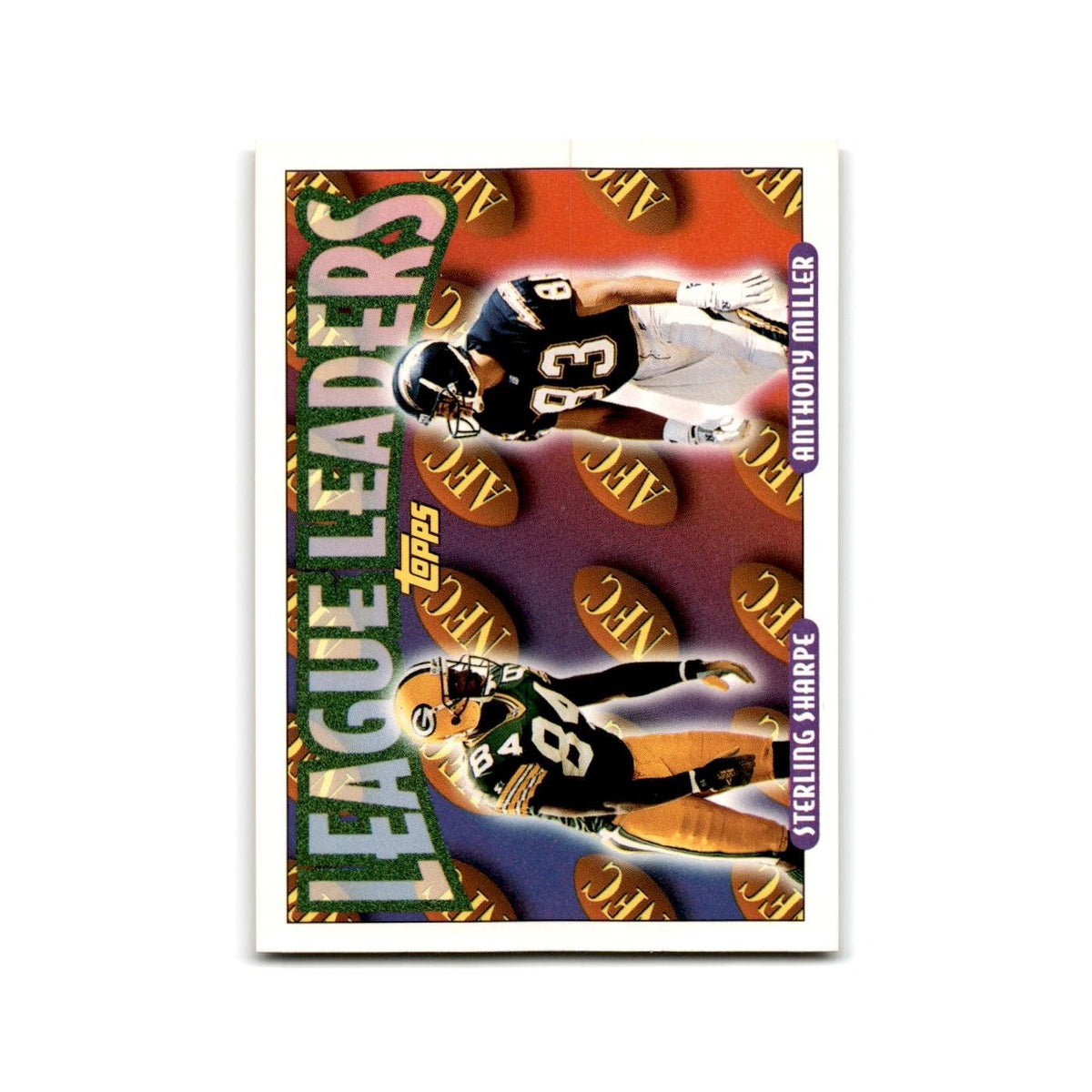 1993 Topps Sterling Sharpe/Anthony Miller Green Bay Packers/San Diego Chargers