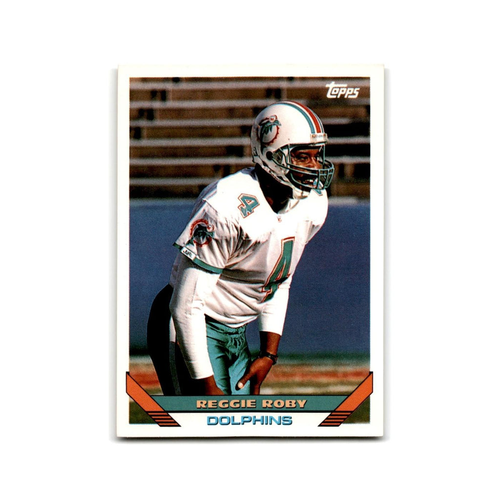 1993 Topps Reggie Roby Dolphins #309