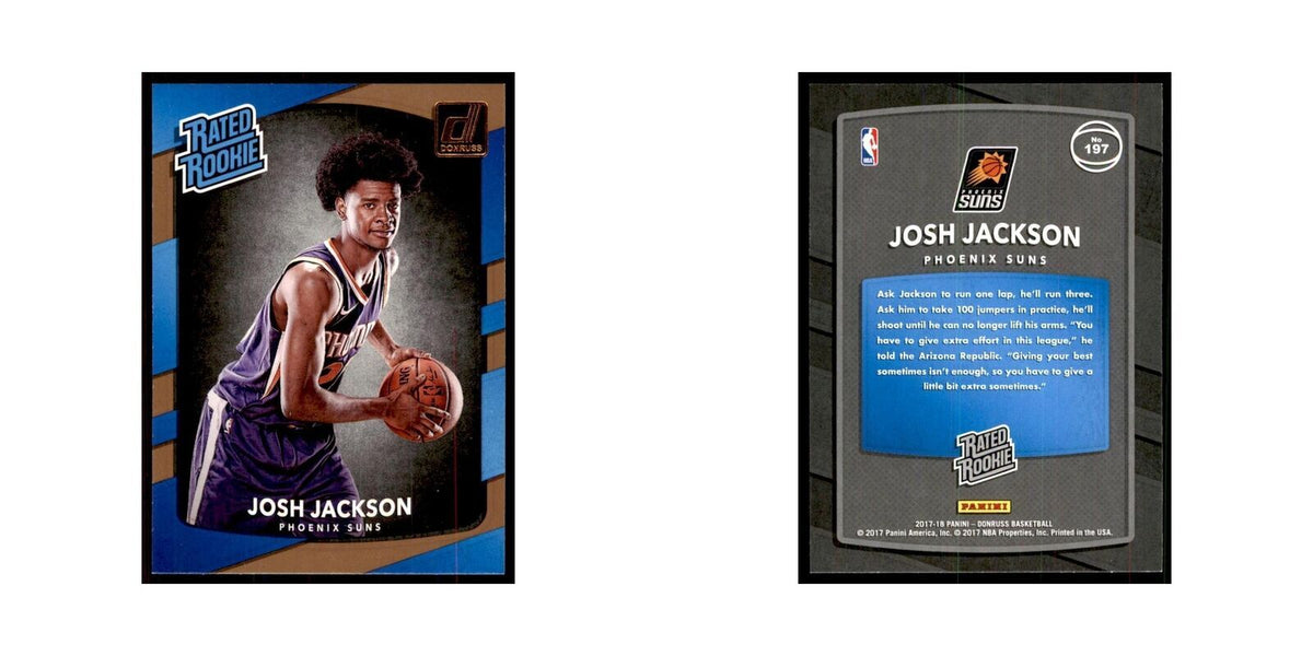 2017 Donruss Josh Jackson Basketball Cards #197