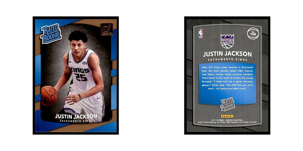 2017 Donruss Justin Jackson Basketball Cards #158