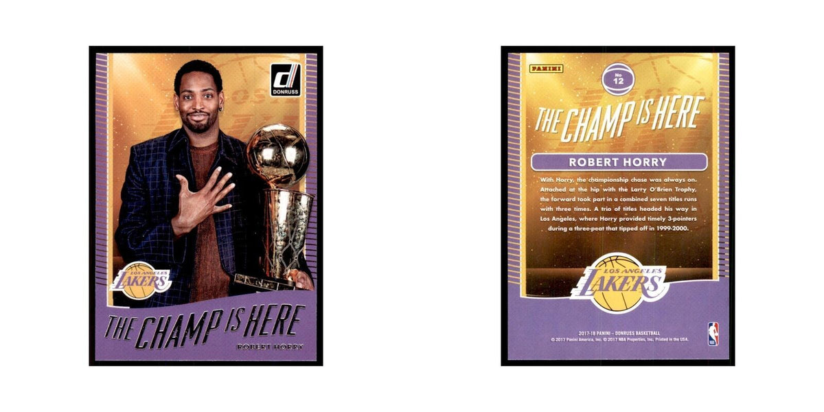 2017 Donruss Robert Horry Basketball Cards #12