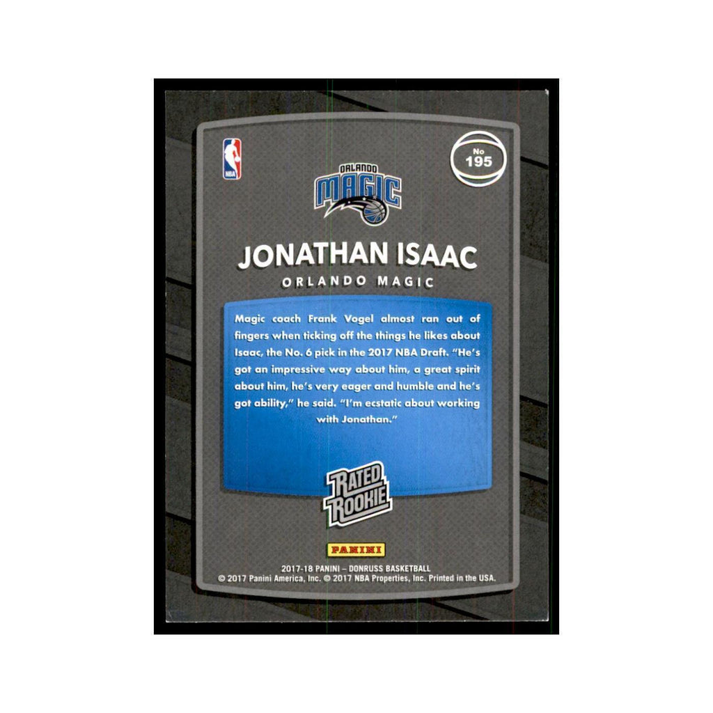 2017 Donruss Jonathan Isaac Basketball Cards #195