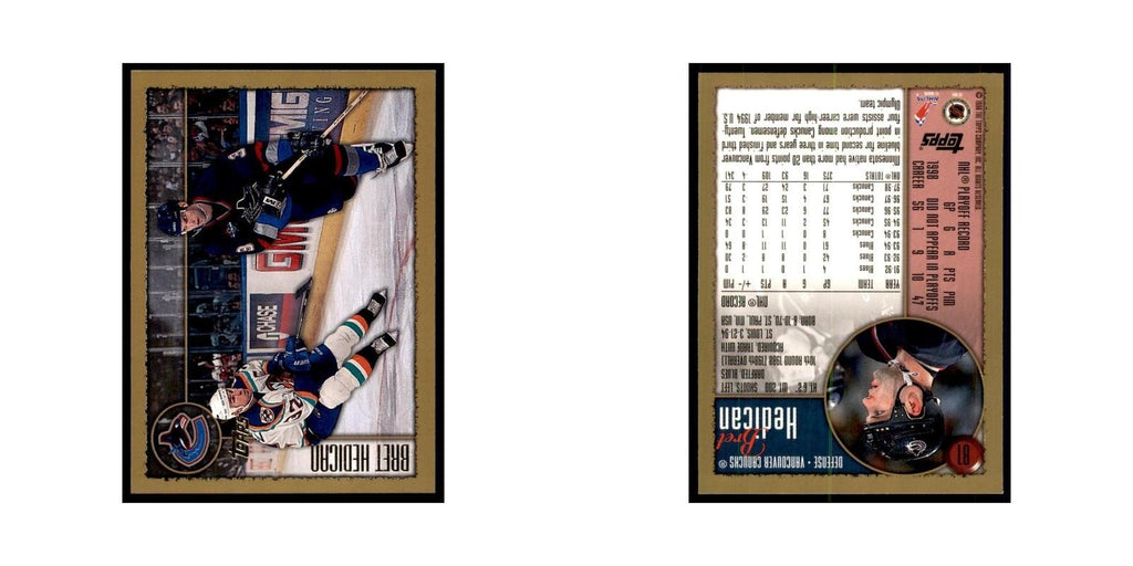 1998 Topps Bret Hedican Vancouver Canucks #81