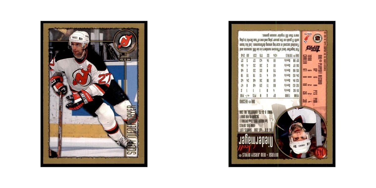 1998 Topps Scott Niedermayer New Jersey Devils #143