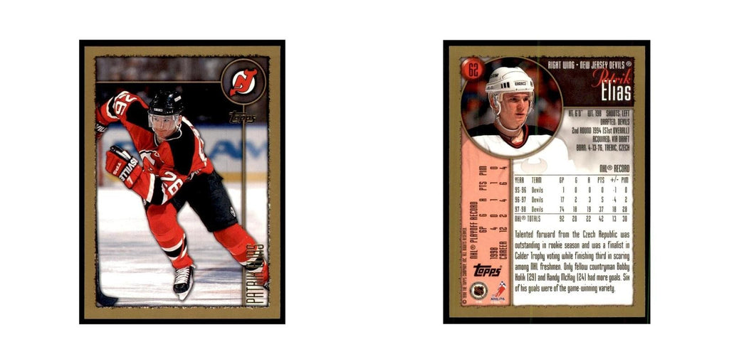 1998 Topps Patrik Elias New Jersey Devils #62