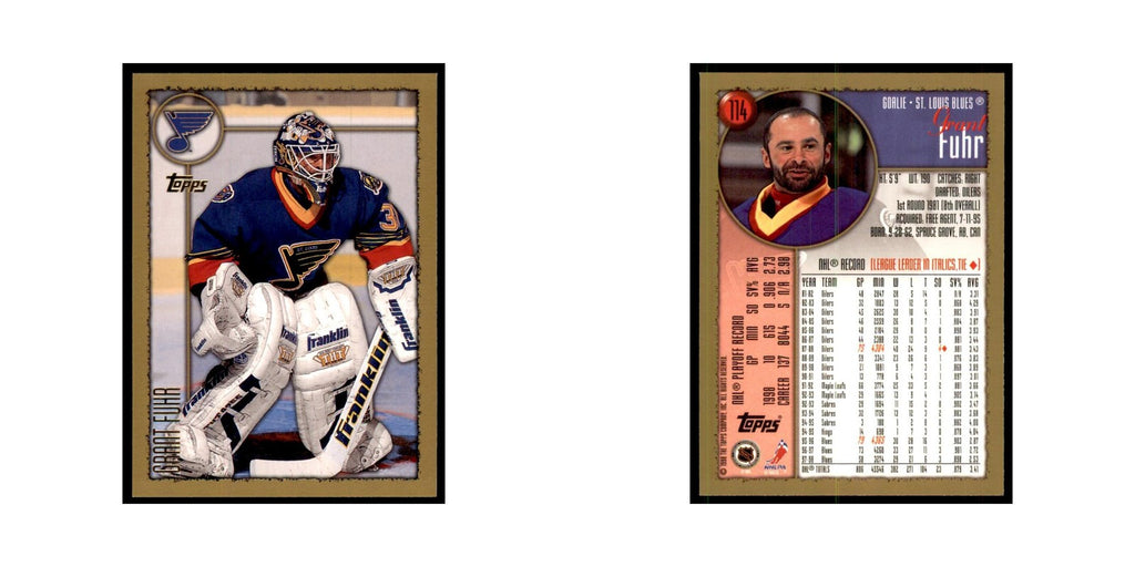 1998 Topps Grant Fuhr St. Louis Blues #114