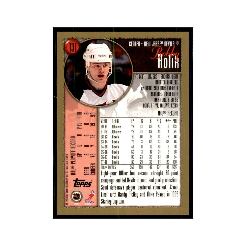 1998 Topps Bobby Holik New Jersey Devils #131