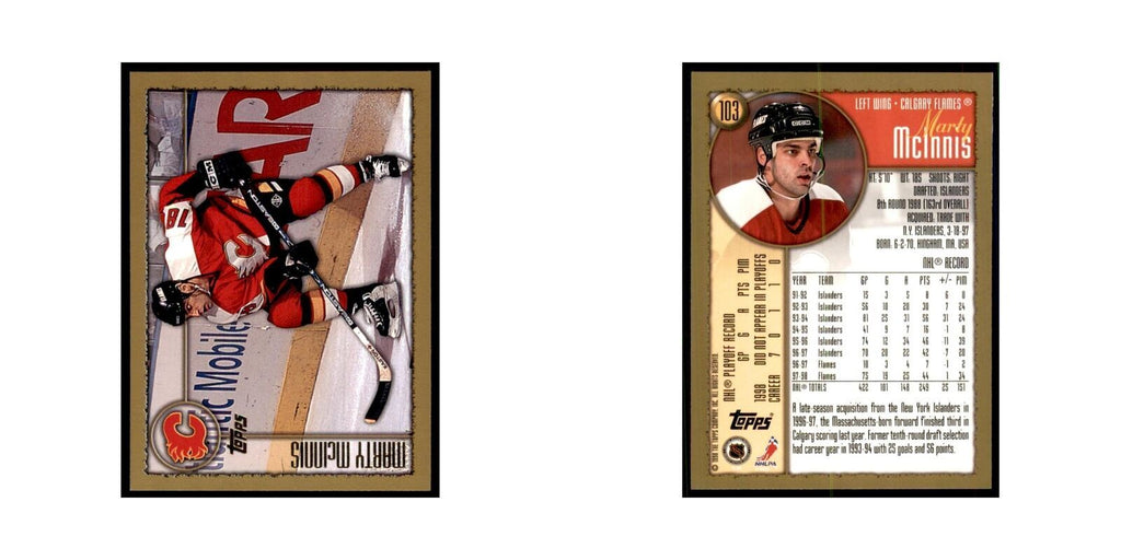 1998 Topps Marty McInnis Calgary Flames #103