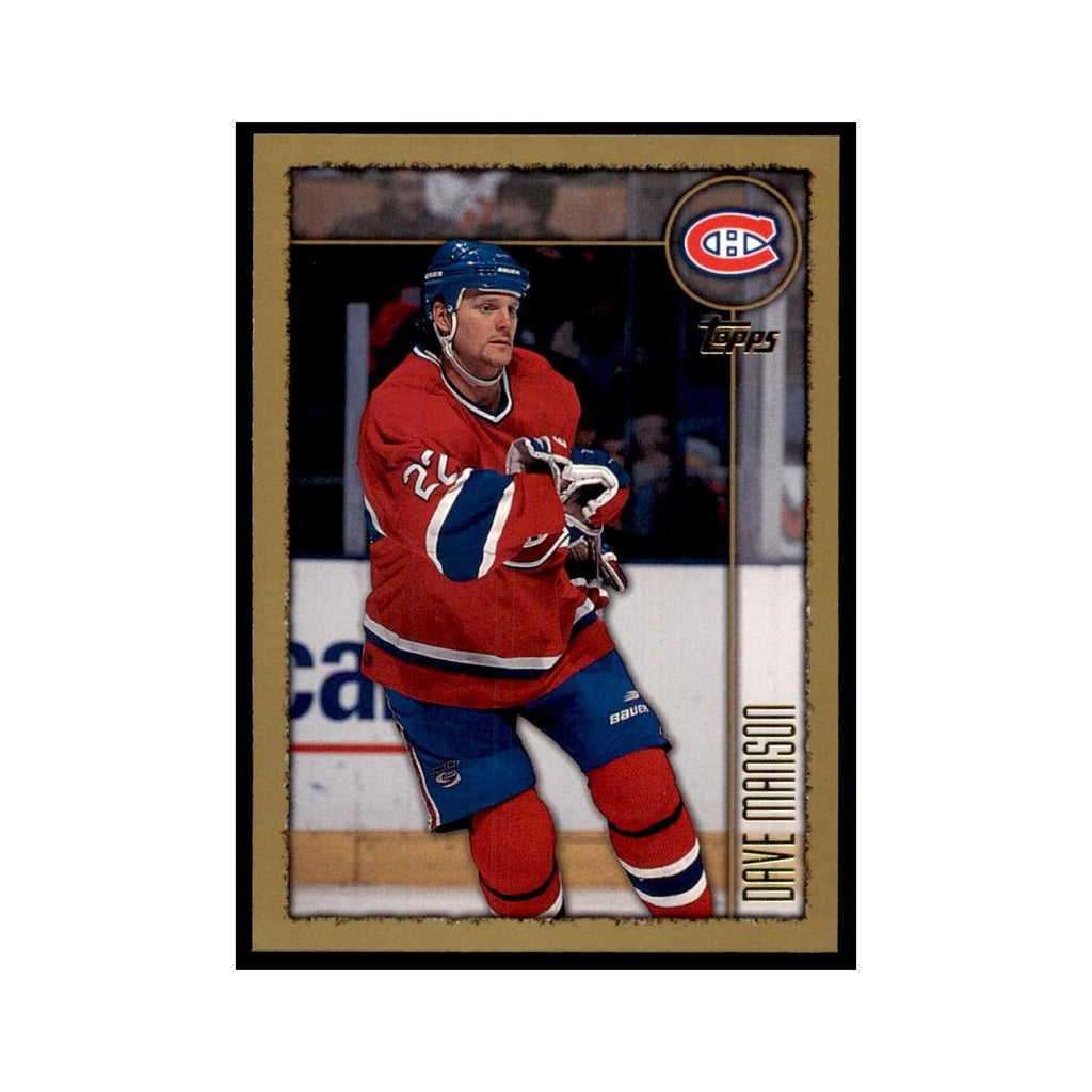 1998 Topps Dave Manson Montreal Canadiens #165