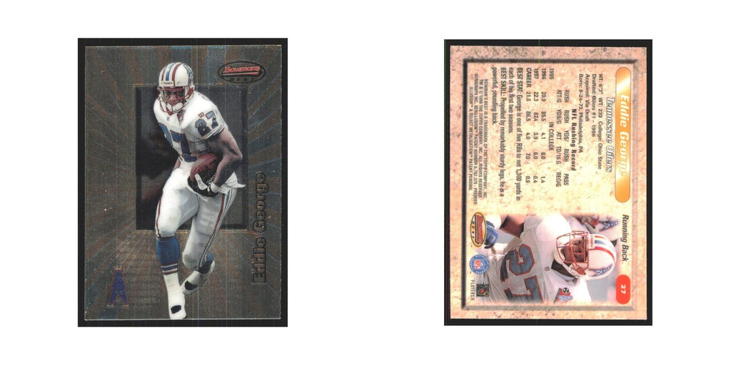 1998 Bowman's Best Eddie George Tennessee Oilers #27