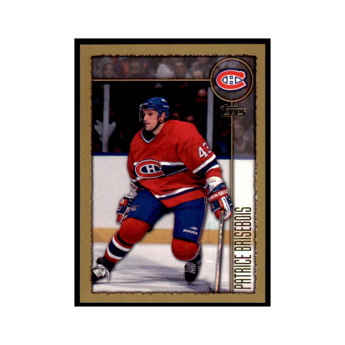 1998 Topps Patrice Brisebois Montreal Canadiens #80