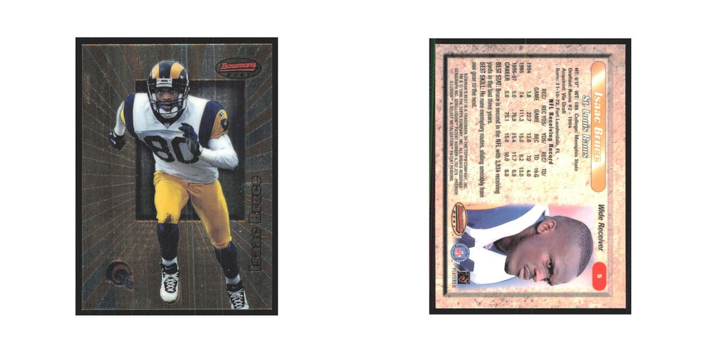 1998 Bowman's Best Isaac Bruce St. Louis Rams #5