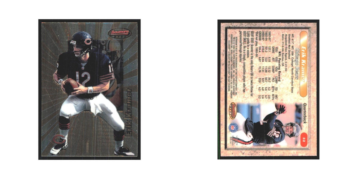 1998 Bowman's Best Erik Kramer Bears #32