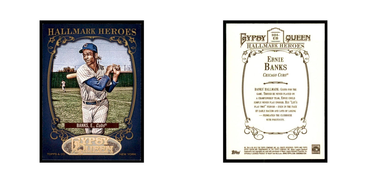 2012 Topps Gypsy Queen Ernie Banks Baseball Cards #HH-EB