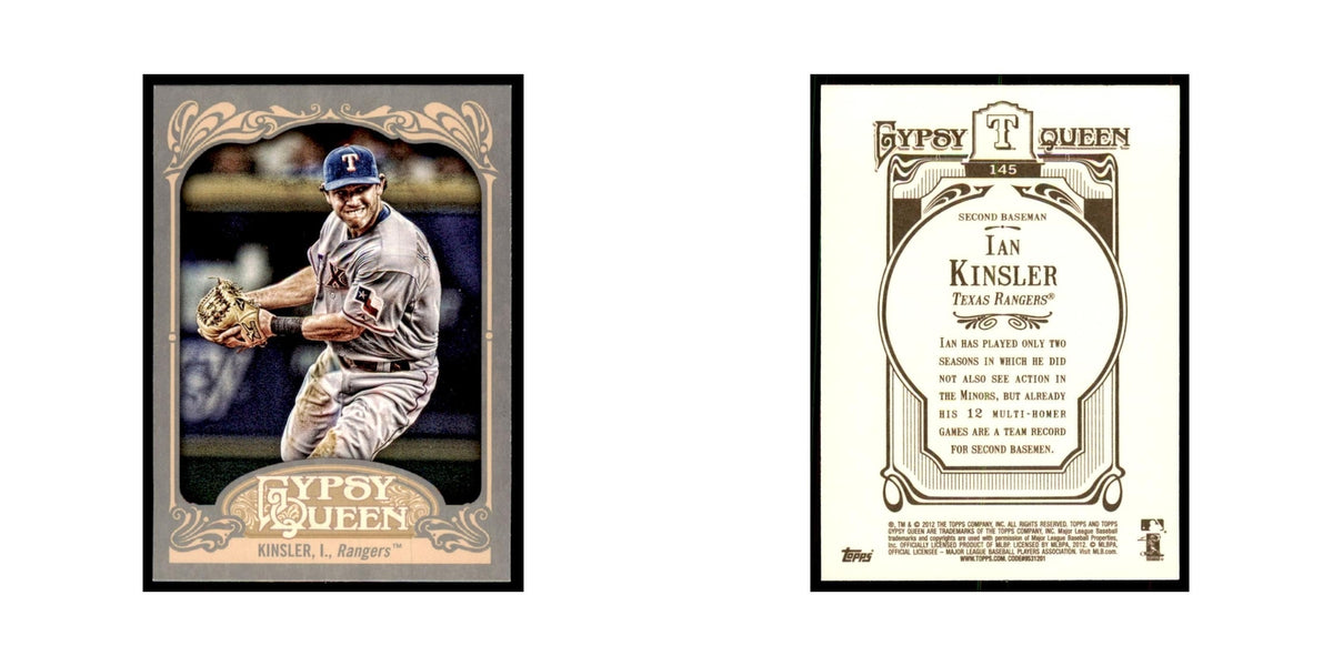 2012 Topps Gypsy Queen Iam Kinsler Baseball Cards #145