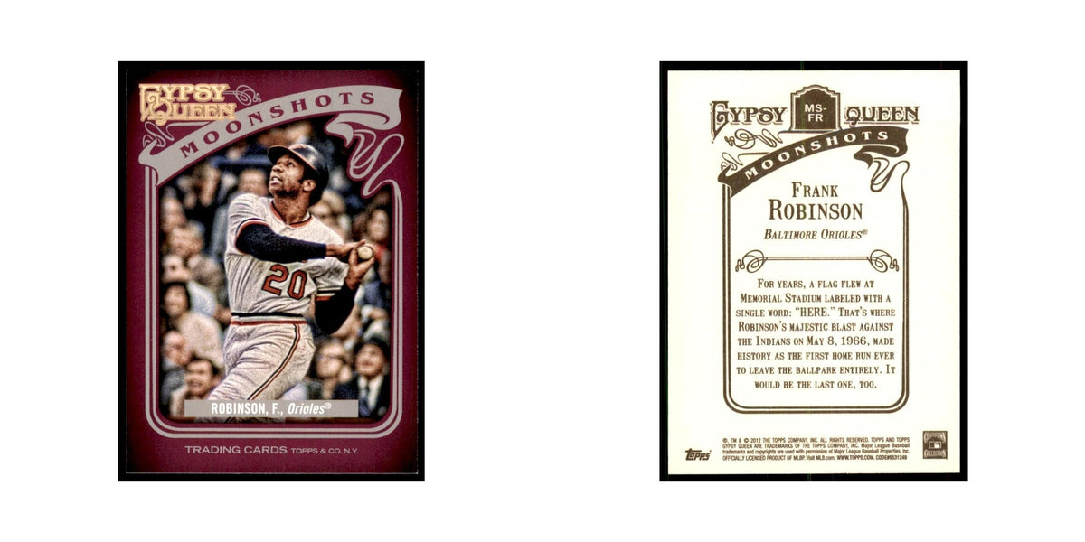 2012 Topps Gypsy Queen Frank Robinson Baseball Cards #MS-FR
