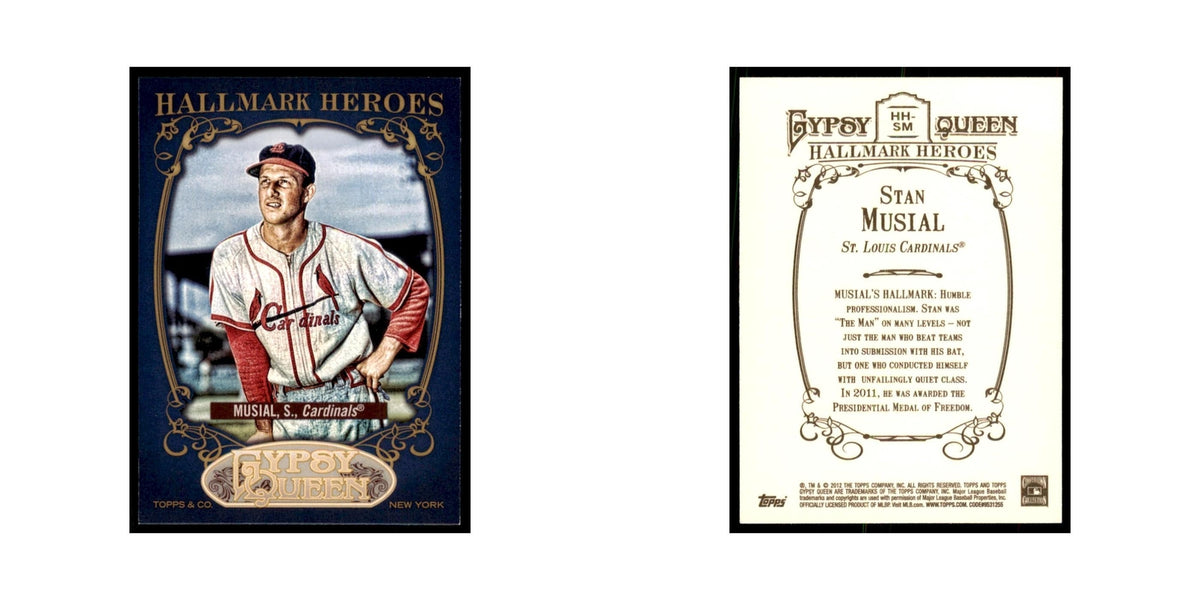 2012 Topps Gypsy Queen Stan Musial Baseball Cards #HH-SM