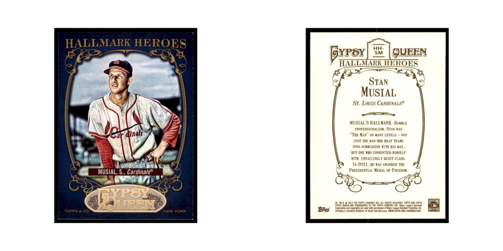 2012 Topps Gypsy Queen Stan Musial Baseball Cards #HH-SM