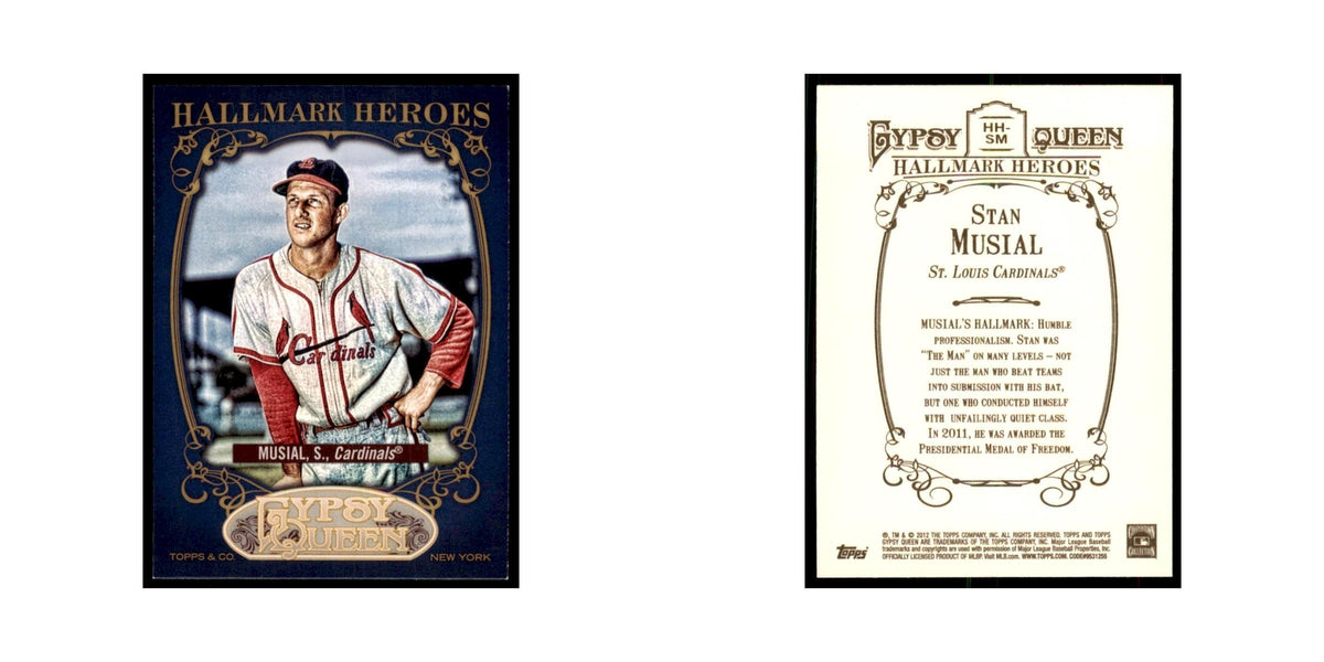 2012 Topps Gypsy Queen Stan Musial Baseball Cards #HH-SM