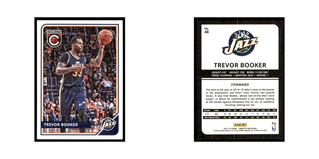 2015 Panini Complete Trevor Booker Jazz #48