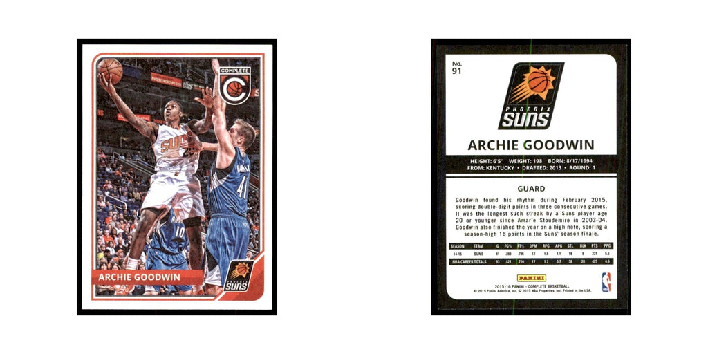 2015 Panini Complete Archie Goodwin Suns #91