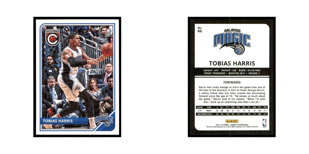 2015 Panini Complete Tobias Harris Magic #66
