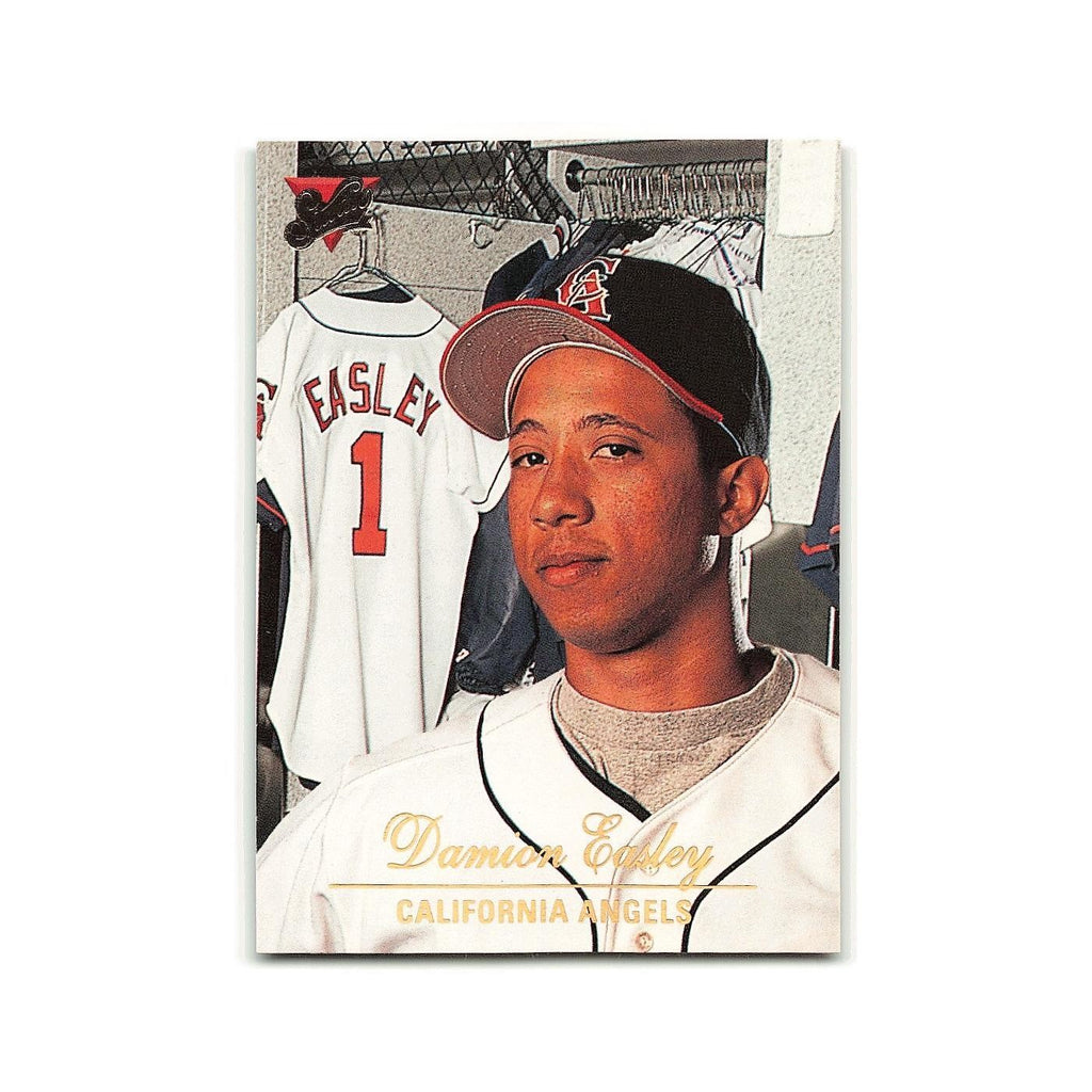 Damion Easley 1995 Studio #11 California Angels Baseball Card NM