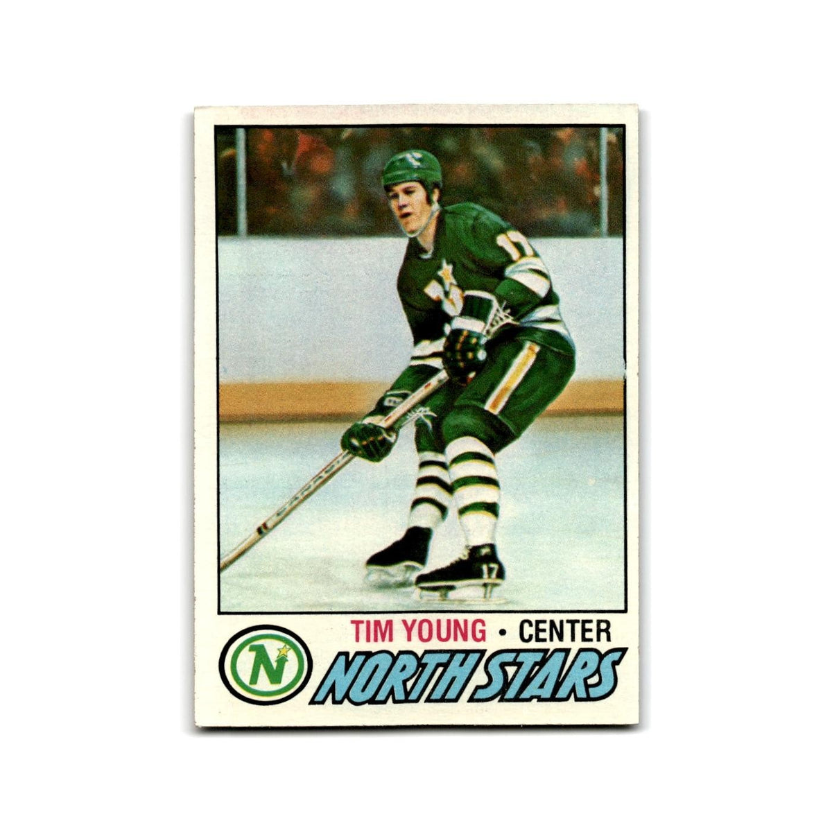 1977 Topps Tim Young Minnesota North Stars #223