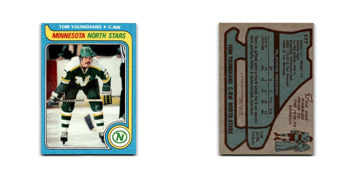 1979 Topps Tom Younghans Minnesota North Stars #177