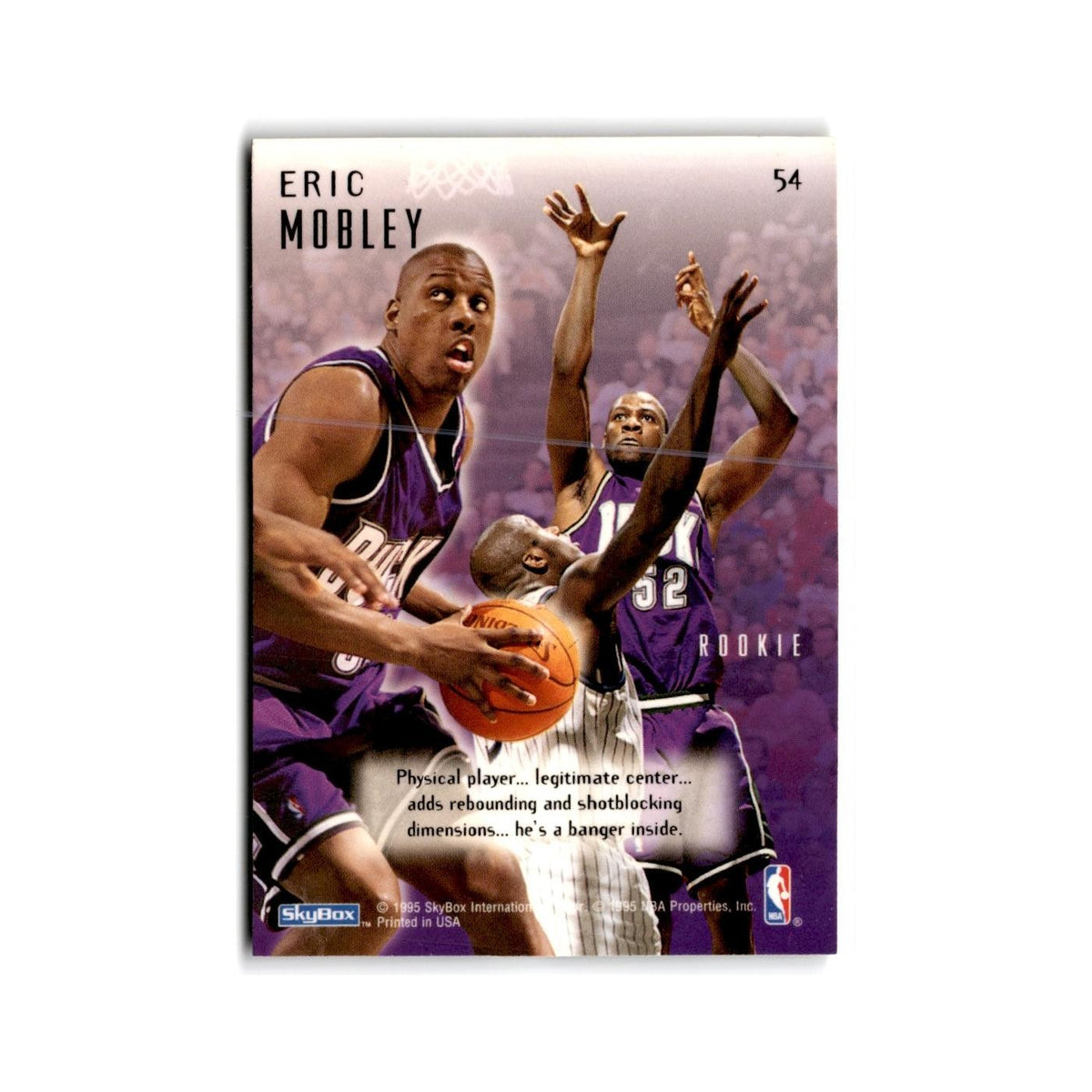 1994 SkyBox E-Motion Eric Mobley RC Bucks #54