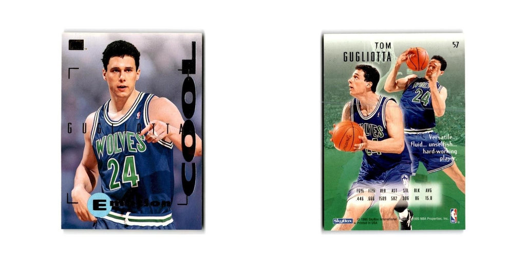 1994 SkyBox E-Motion Tom Gugliotta Timberwolves #57