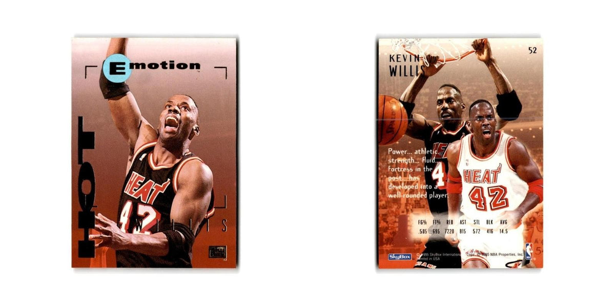 1994 SkyBox E-Motion Kevin Willis Heat #52
