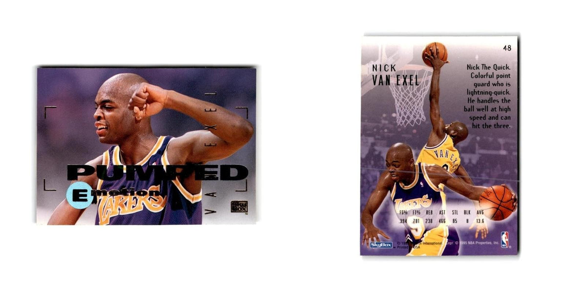 1994 SkyBox E-Motion Nick Van Exel Lakers #48